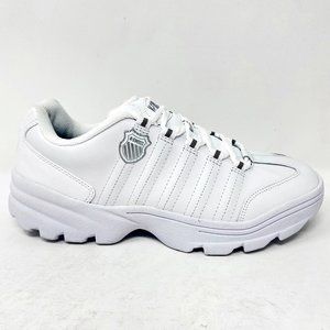 K Swiss Altezo White Silver Mens